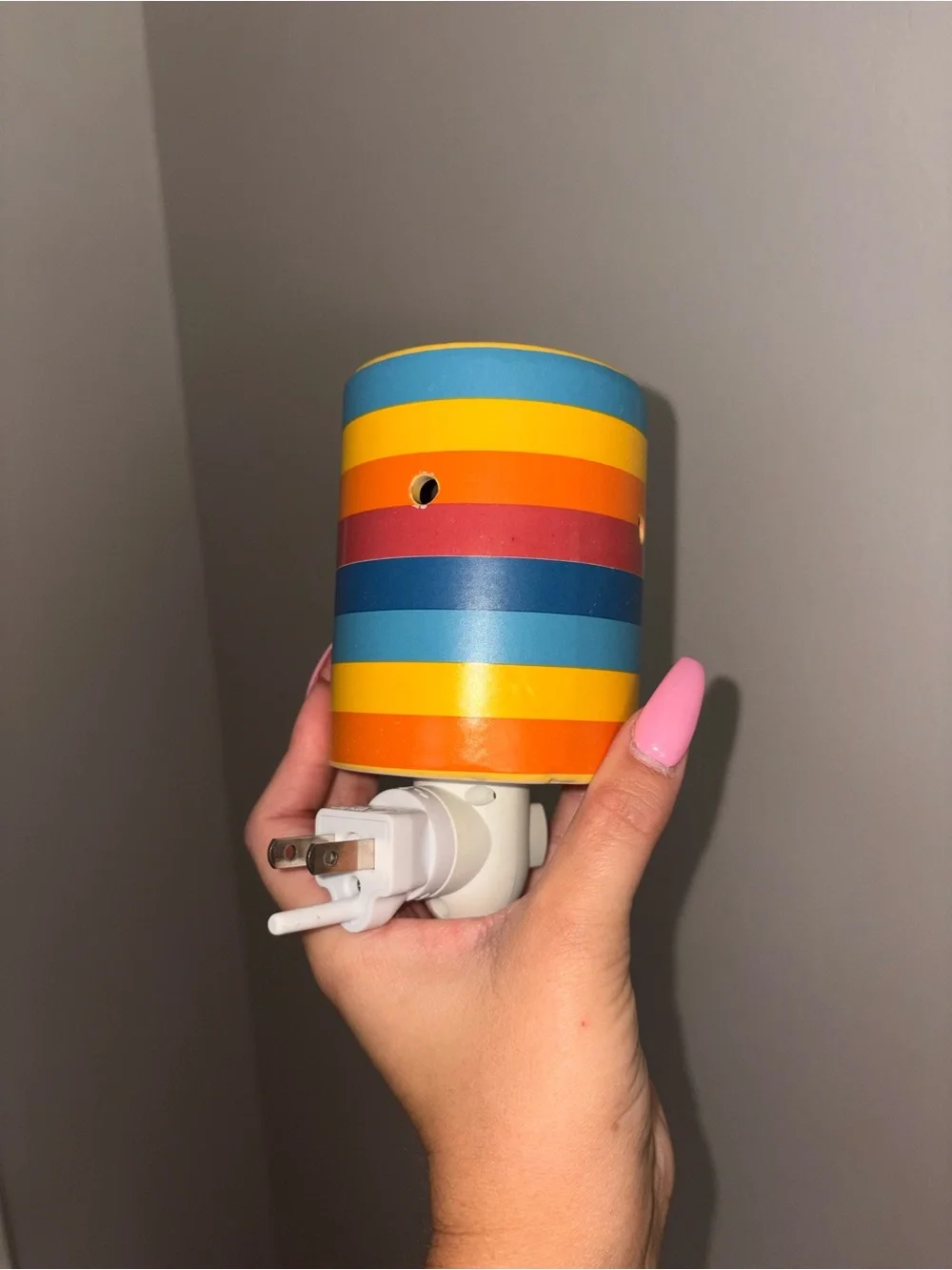 Care Bears Multicolor Striped Plug-In Night Light